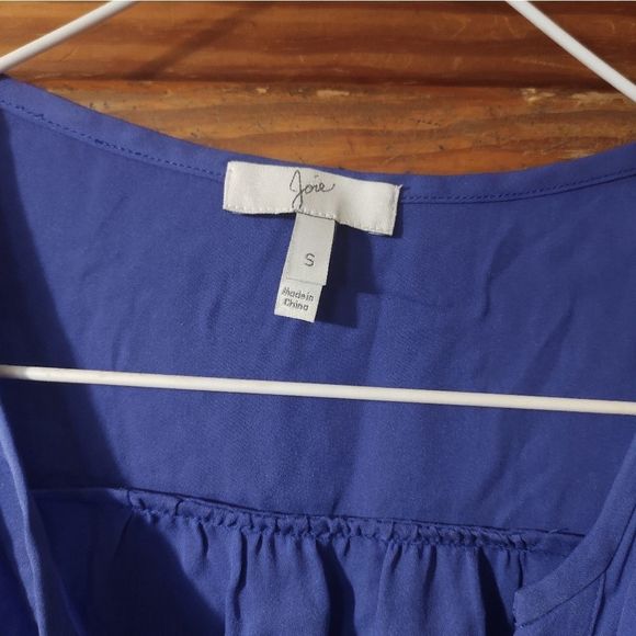 Joíe || 100% Silk Purple Sleeveless Button Up Blouse Size S - Picture 4 of 5